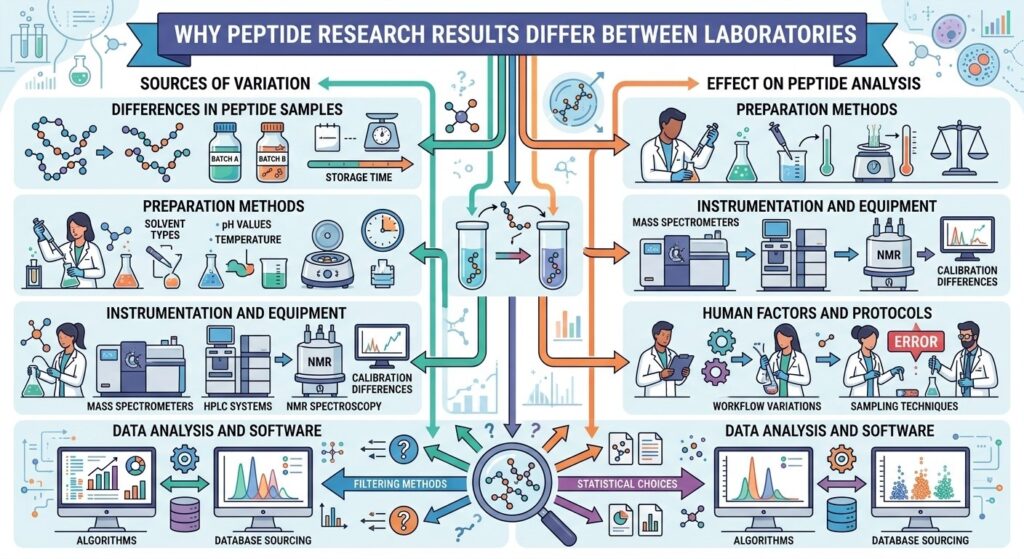 Why Research Peptides Results Differ Between Laboratories Why Research Peptides Results Differ Between Laboratories