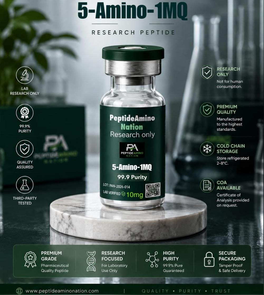 5-Amino-1MQ (99% Purity) | Research Grade NNMT Inhibitor 5-Amino-1MQ research-grade NNMT inhibitor with 99% purity for metabolic research, NAD+ pathway studies, mitochondrial function, and longevity research.