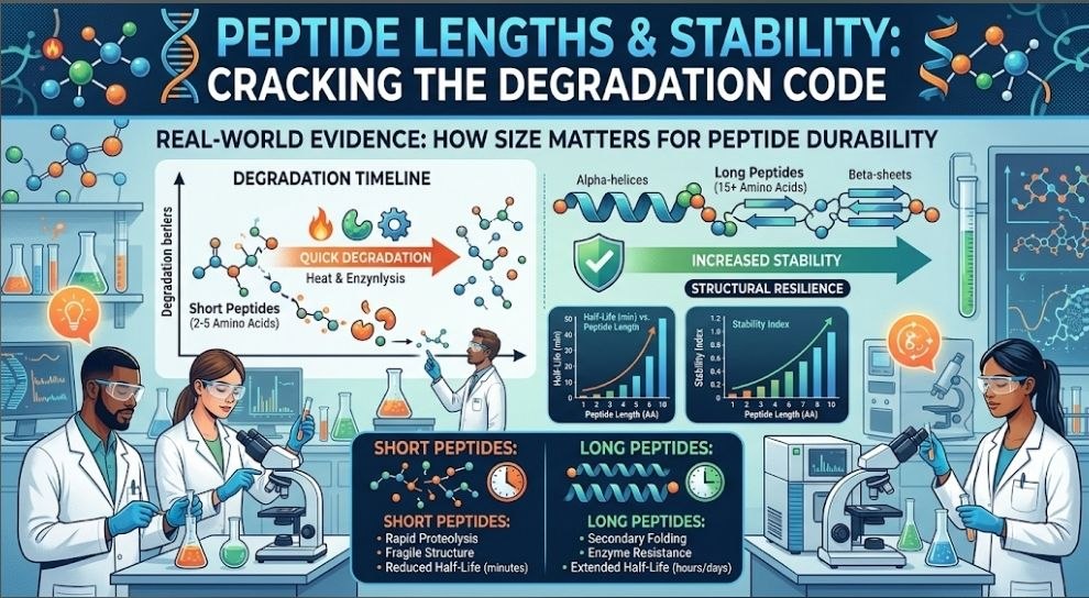  Peptide Length vs Stability: Real-World Evidence & Degradation Code